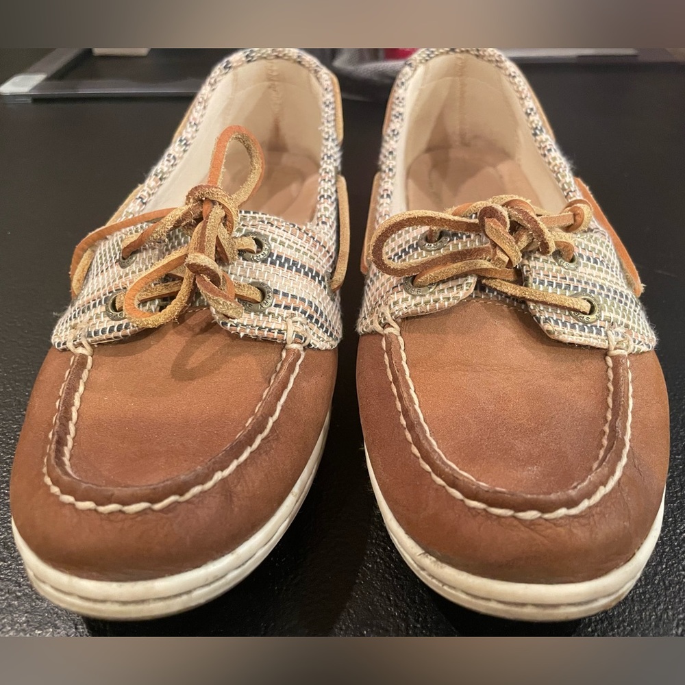 Sperry Top Sider Slip-on Loafers Angelfish Boat Shoes Women’s Size 8